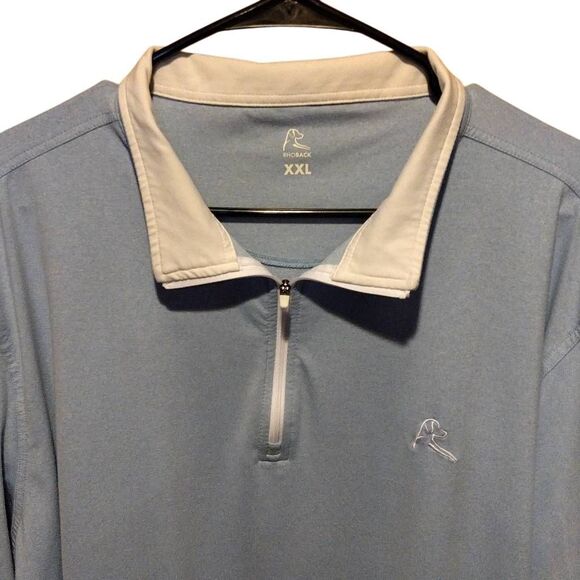 Rhoback Men's Pullover XXL Light Blue - Picture 3 of 11